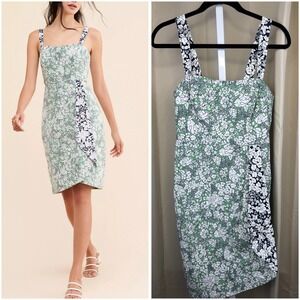 Maeve by Anthropologie Flora Keelyl Mixed-Print Dress Women's Size 6